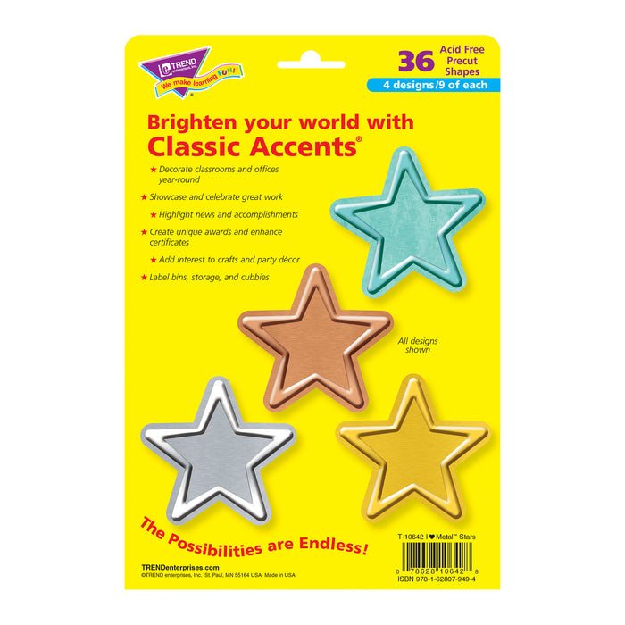 I ♥ Metal™ Stars Classic Accents® Variety Pack