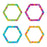 Color Harmony™ Hexa-swirls Mini Accents Variety Pack