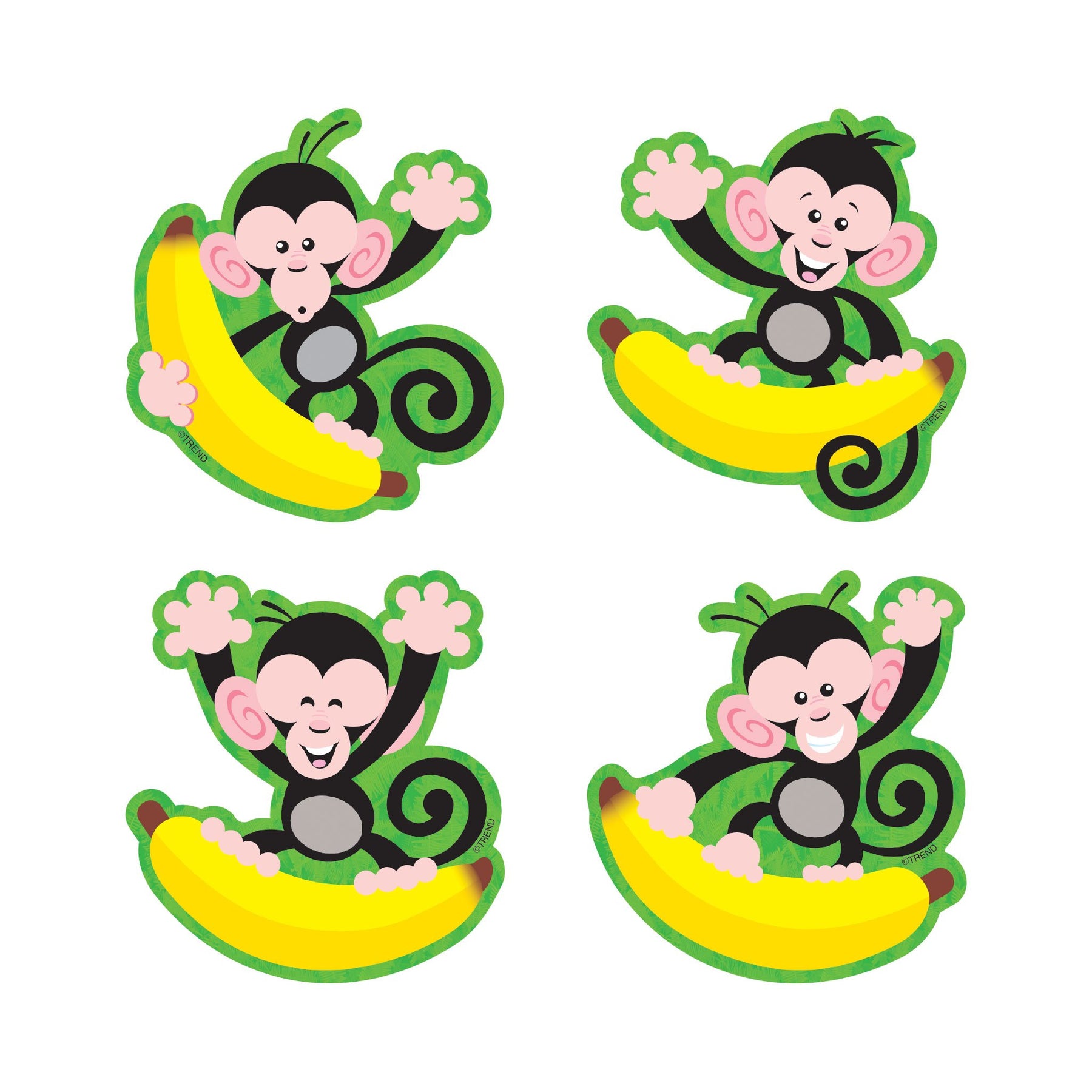 Trend Enterprises Monkey Mischief® Monkeys and Bananas Mini Accents Variety  Pack
