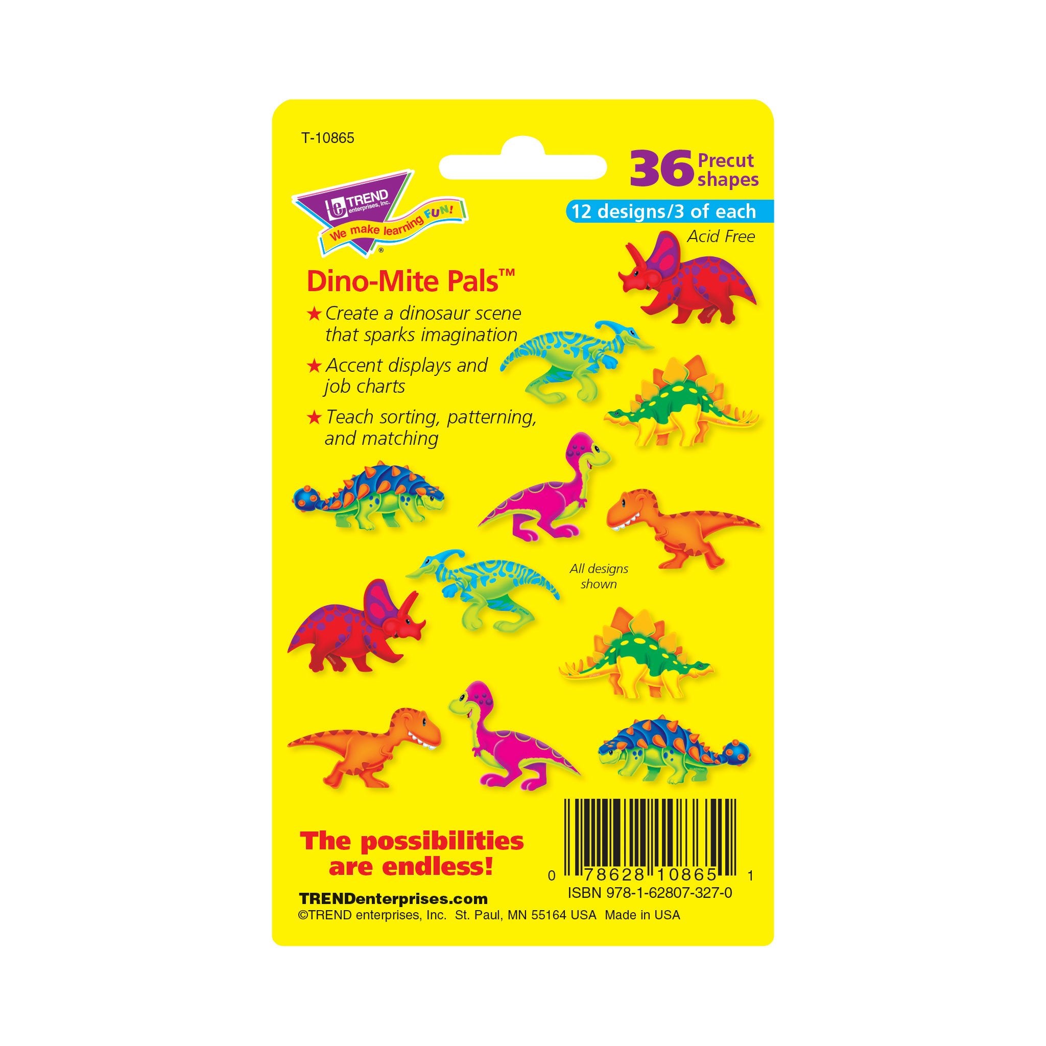 T10865 Accent Dinosaur Package Back