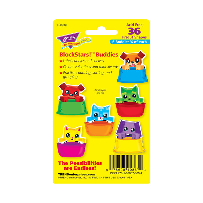 T10867 Accent Block Star Dog Cat Package Back