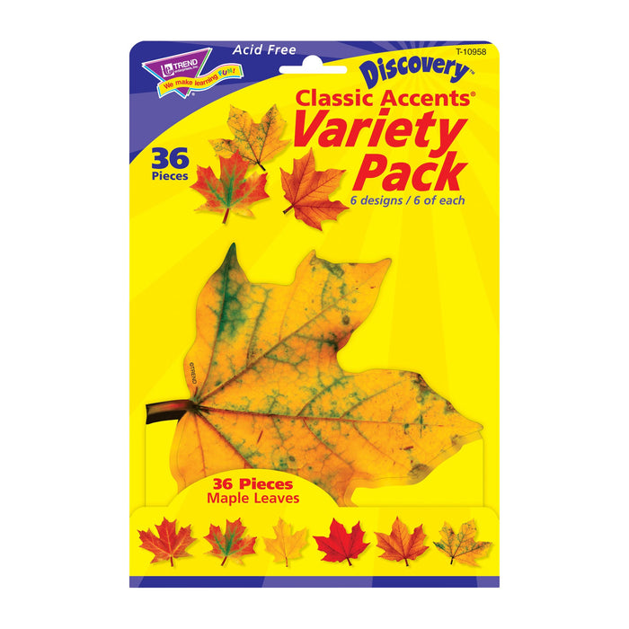 T10958 Accent Fall Maple Leaves Package Front