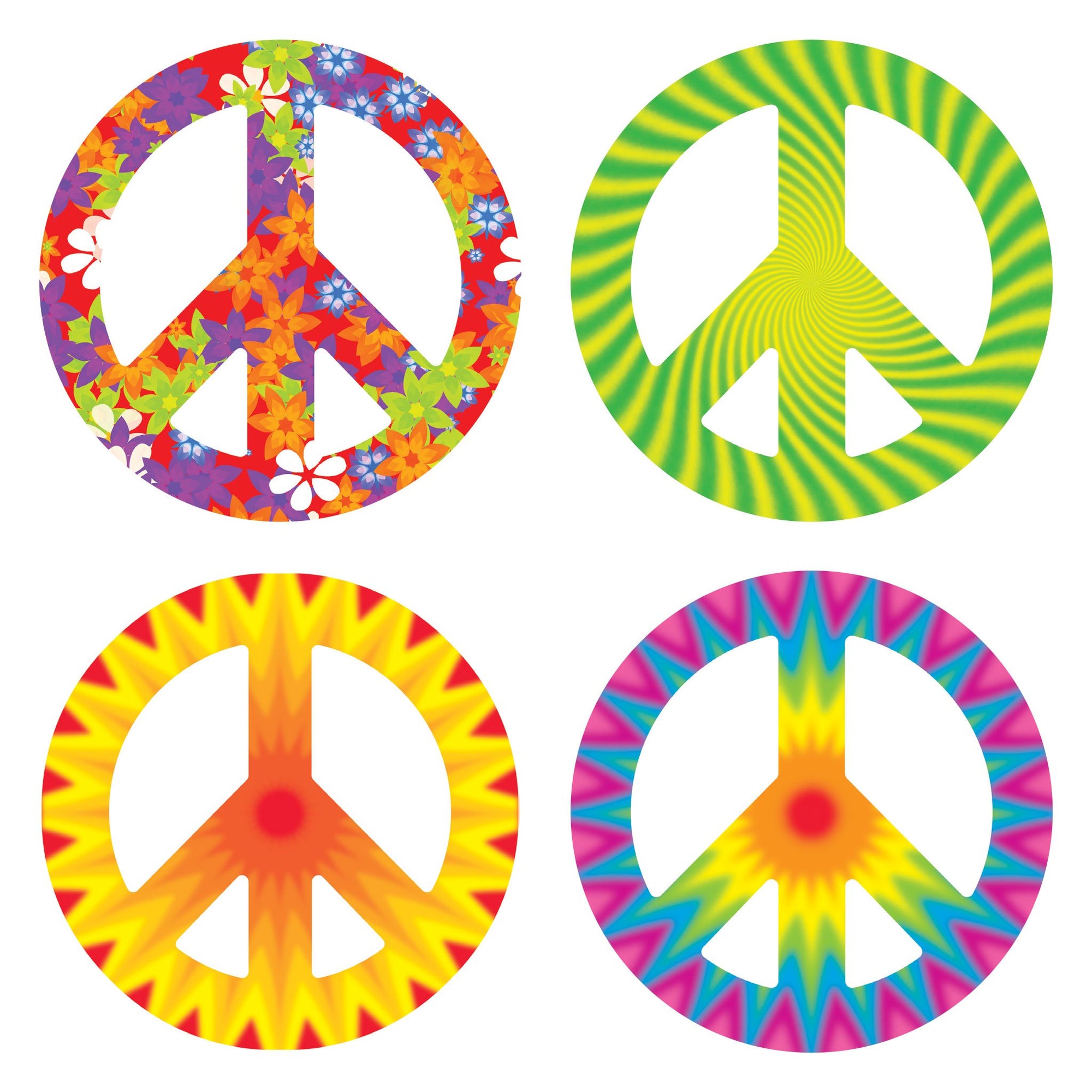 Classic Accents® Variety Pack Peace Signs Patterns T10983 — TREND ...