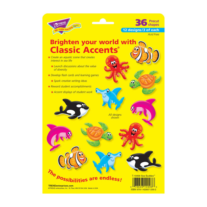 T10998 Accent Sea Life Characters Package Back