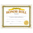 T11307 Award Certificate Honor Roll