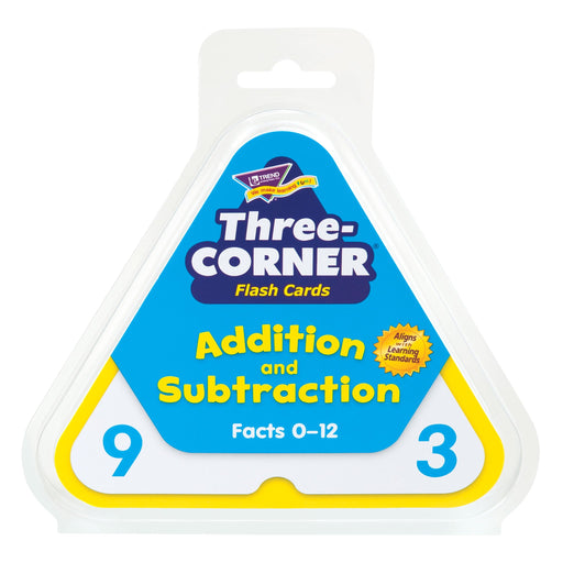 T1670 Flash Cards Three Corner Addition Subtraction Package