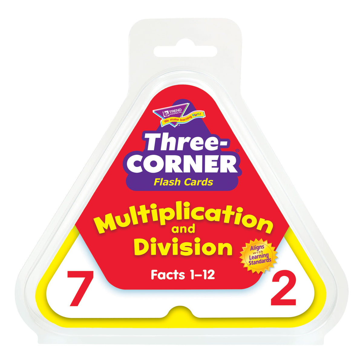 Three-Corner® Flash Cards Multiplication and Division T1671