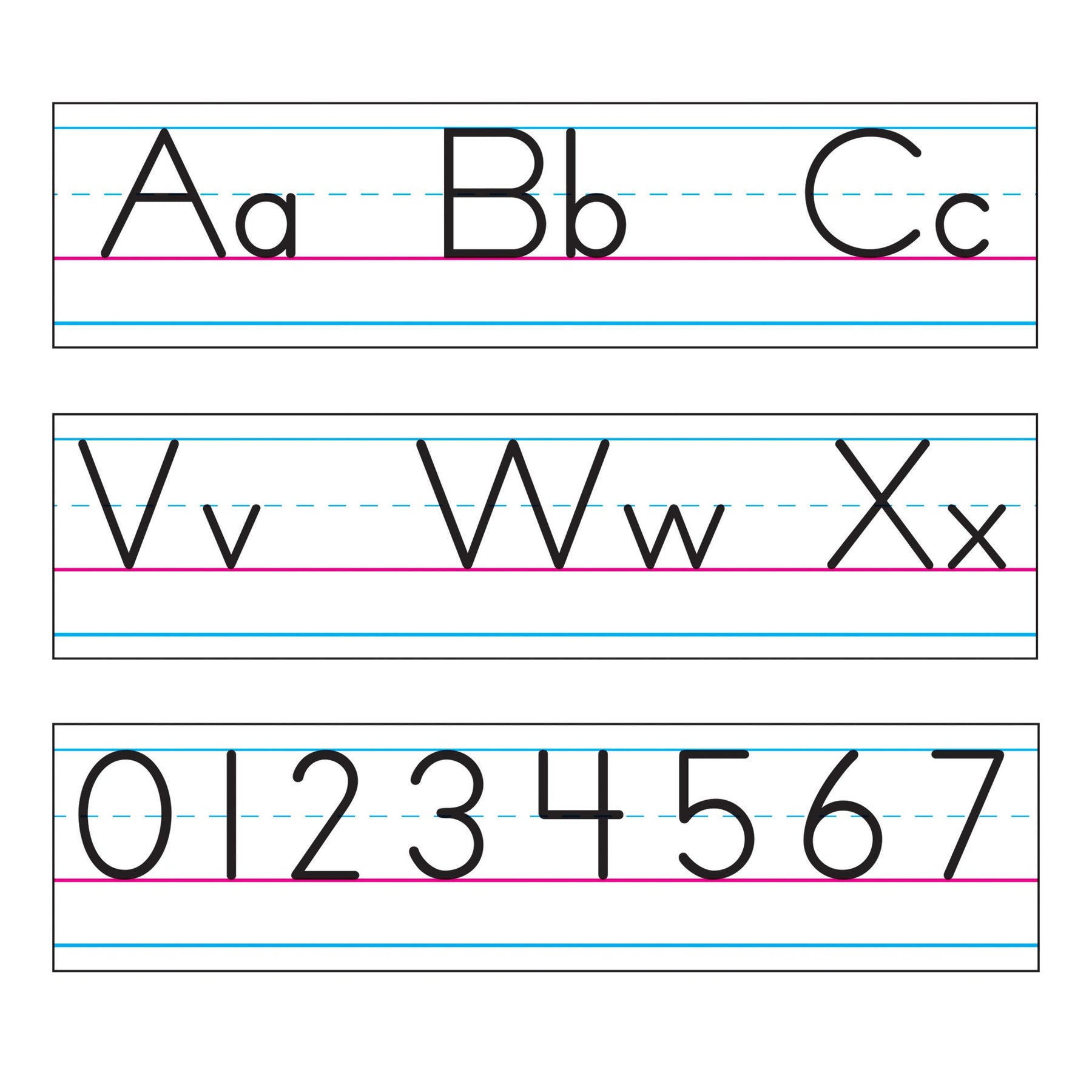 bulletin-board-set-basic-alphabet-zaner-bloser-manuscript-t1858-trend-enterprises-inc for Alphabet Desk Strips Printable Free Bulletin Board Set Basic Alphabet Zaner-Bloser Manuscript T1858 — TREND enterprises, Inc. for Alphabet Desk Strips Printable Free