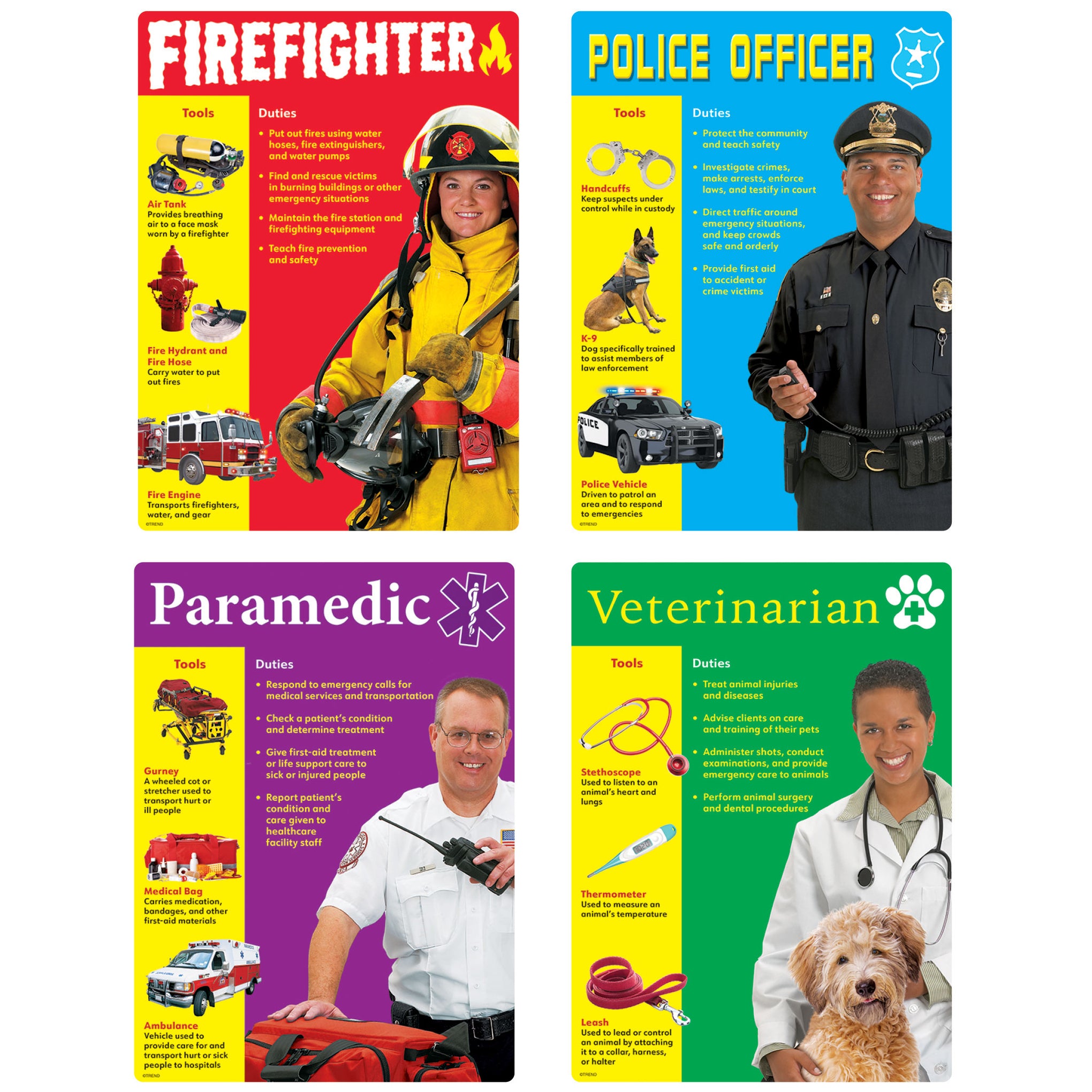 Community Roles Poster Community Helpers Posters for Classrooms | TREND enterprises, Inc.