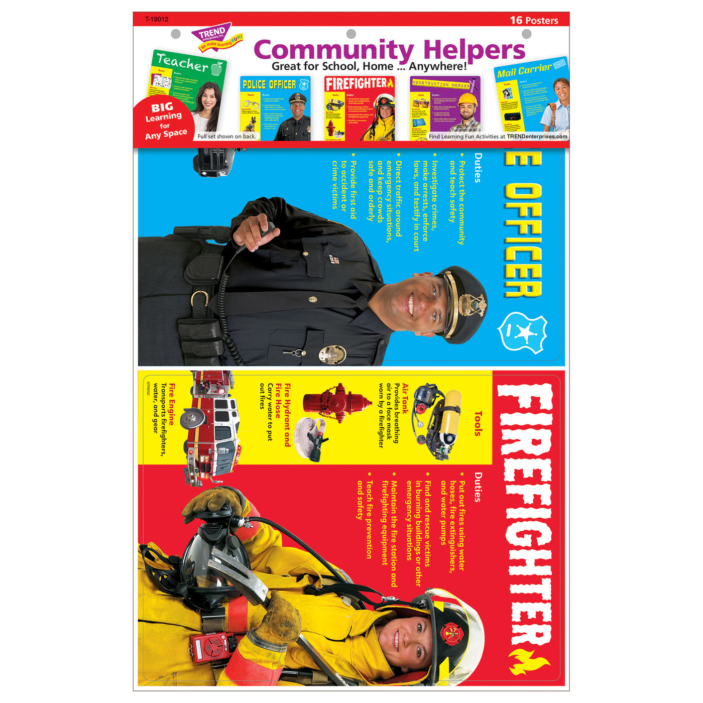 Community Roles Poster Community Helpers Posters for Classrooms | TREND enterprises, Inc.