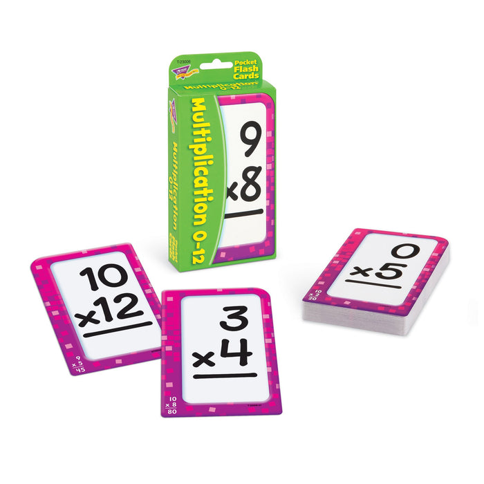 T23006 Flash Cards Multiplication 0 to 12
