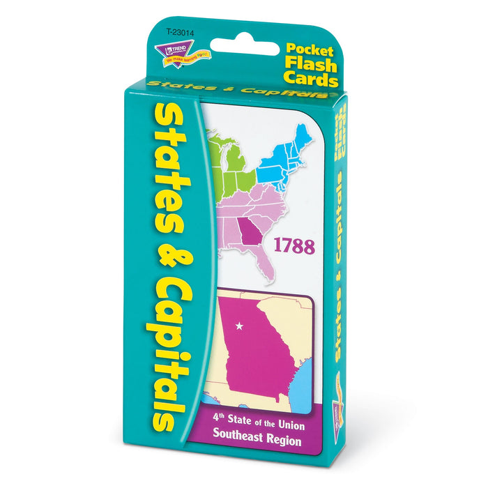 T23014 Flash Cards States Capitals Package Right
