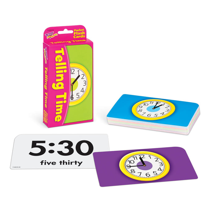 T23015 Flash Cards Telling Time