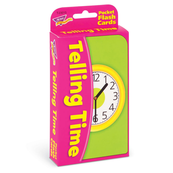 T23015 Flash Cards Telling Time Package Left