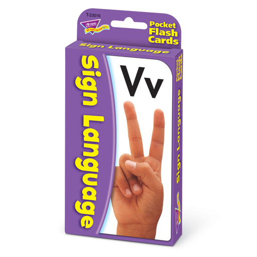 Pocket Flash Cards Sign Language T23016 — TREND enterprises
