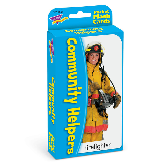 T23022 Flash Cards Community Helpers Package Left