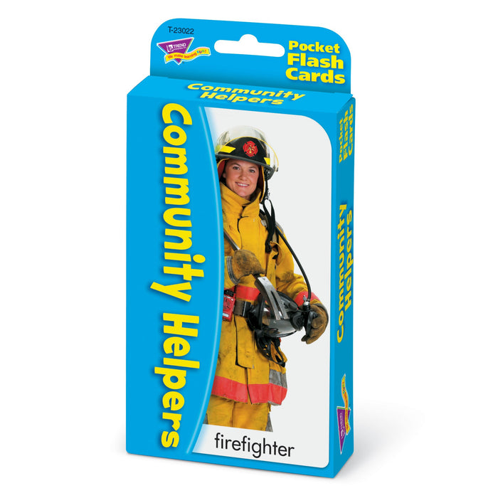 T23022 Flash Cards Community Helpers Package Right