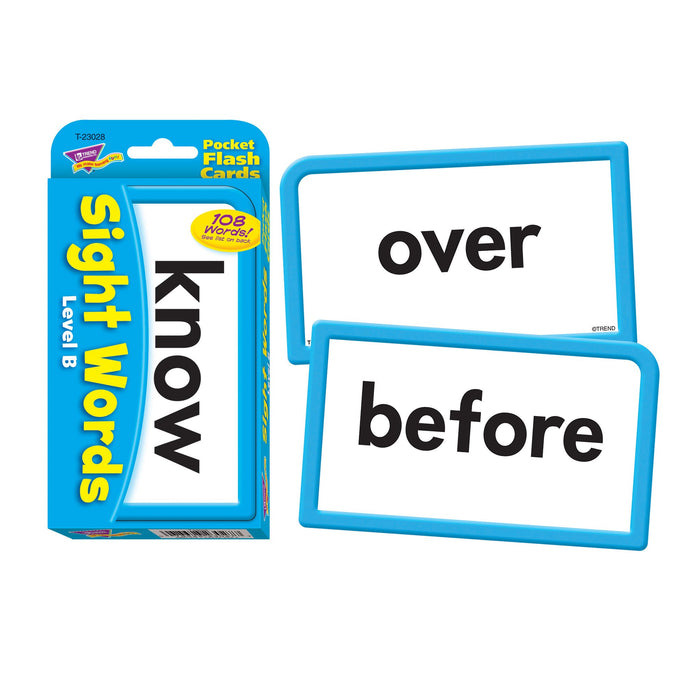 T23028 Flash Cards Sight Words Level B