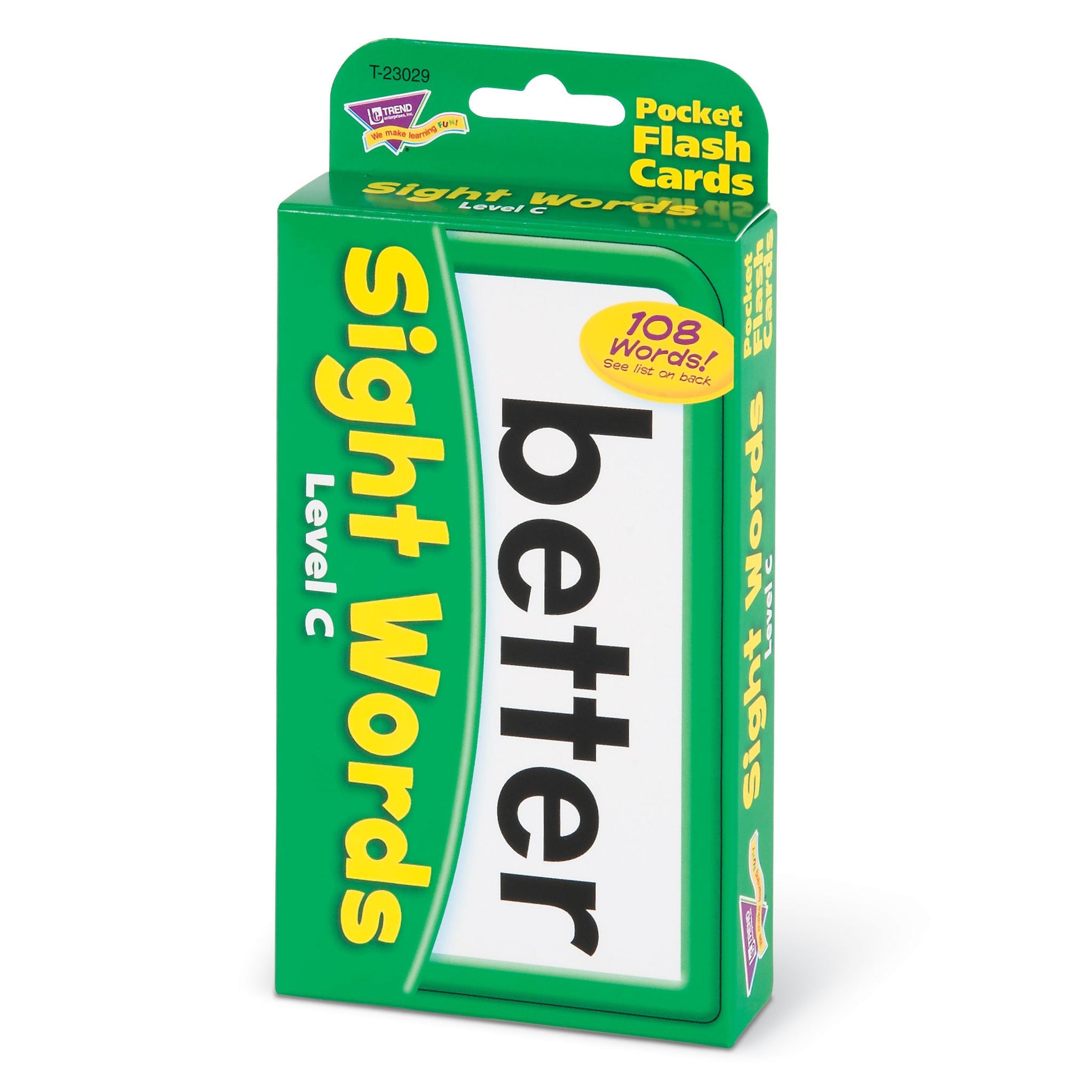Pocket Flash Cards Sight Words – Level C T23029 — TREND enterprises