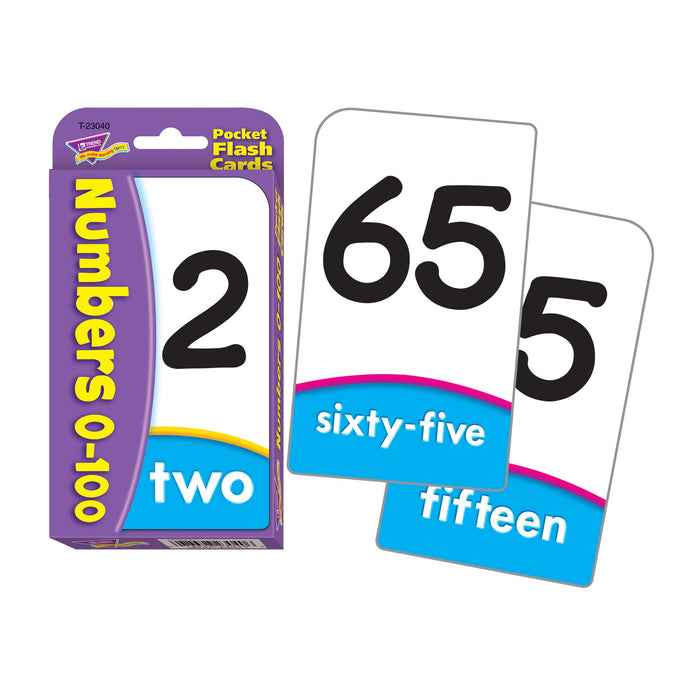 T23040 Flash Cards Numbers 0 to 100