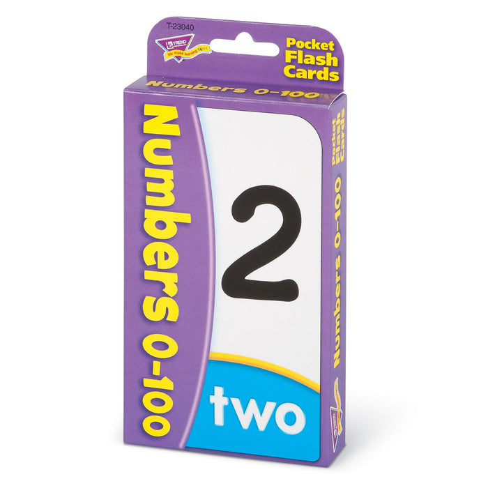 T23040 Flash Cards Numbers 0 to 100 Package Right