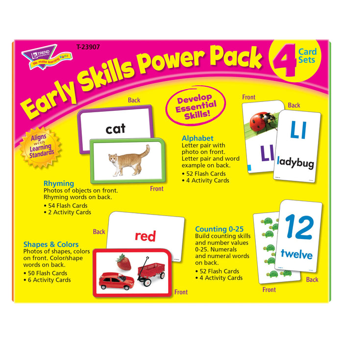 T23907 Flash Cards Early Skills Package Back