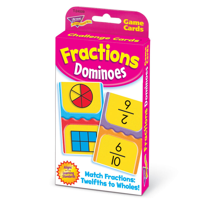 T24009 Game Cards Fractions Dominoes Package Right