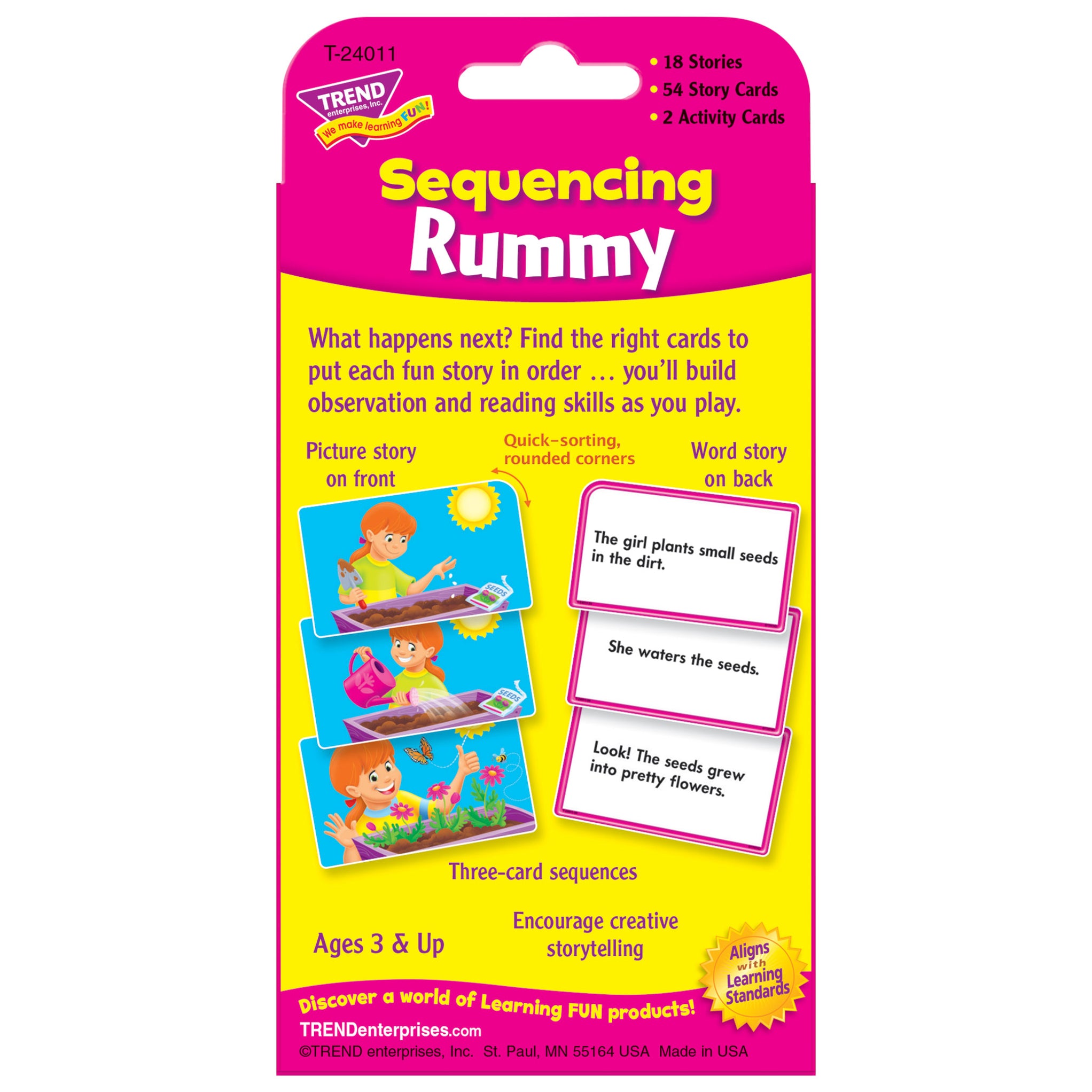 Challenge Cards® Sequencing Rummy T24011 — TREND enterprises, Inc.