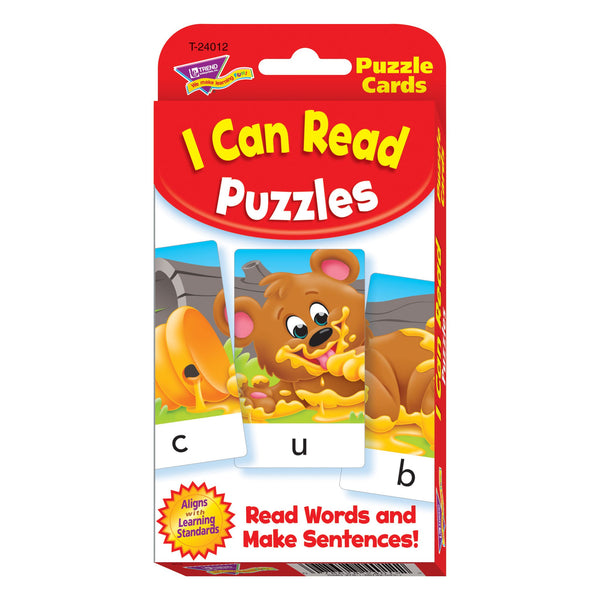 Challenge Cards® I Can Read Puzzles T24012 — TREND enterprises
