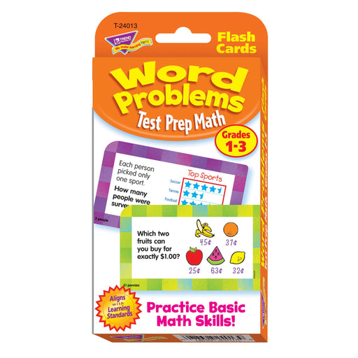 T24013 Flash Cards Word Problems Grades to Package Front