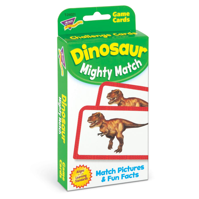 T24021 Game Cards Dinosaur Mighty Match Package Left