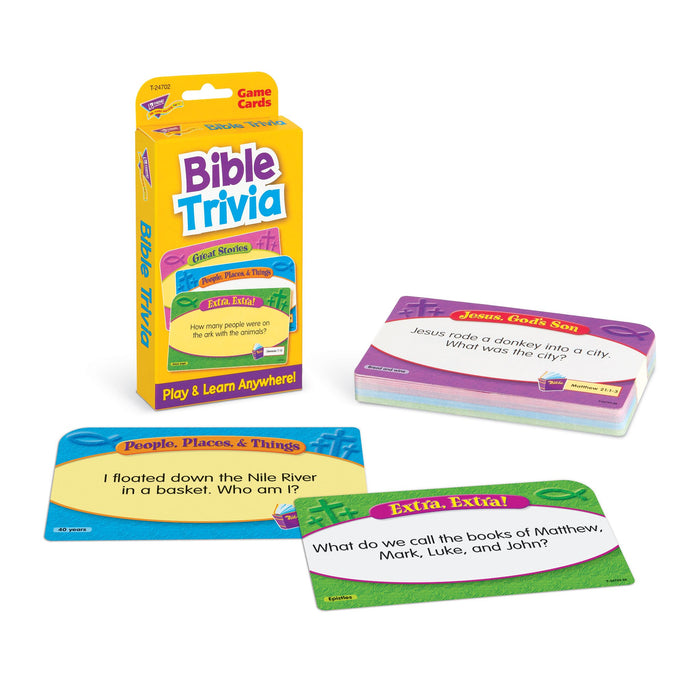 T24702 Game Cards Bible Trivia