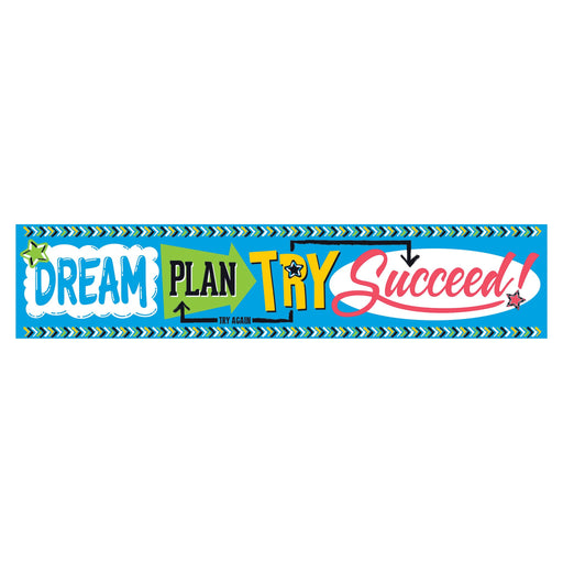T25095 Banner 5 Feet Dream Plan Try Bold