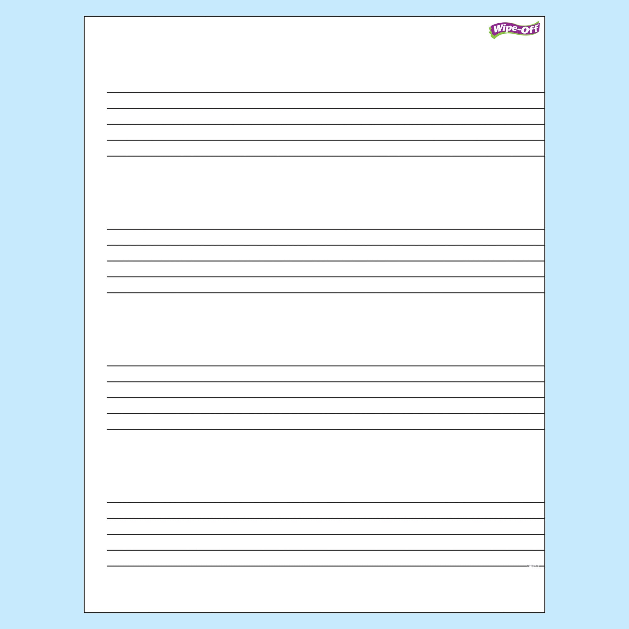 Wipe-Off® Chart Music Staff Paper T27304 — TREND enterprises