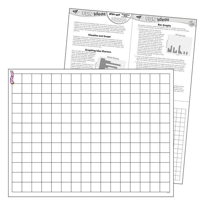 T27305 Wipe Off Chart Graphing Grid