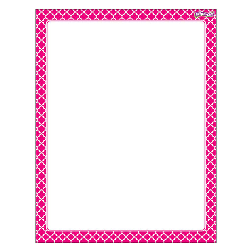 T27326 Wipe Off Chart Moroccan Pink