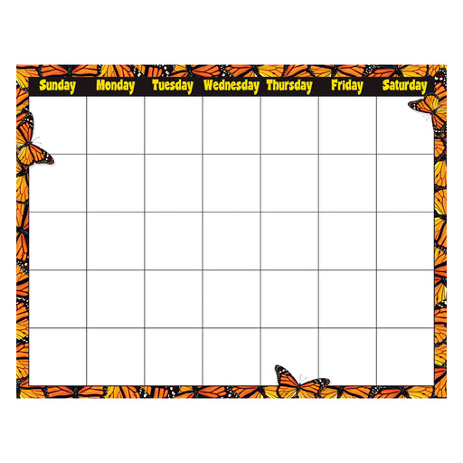 Monarch Wipe-Off® Calendar – Monthly