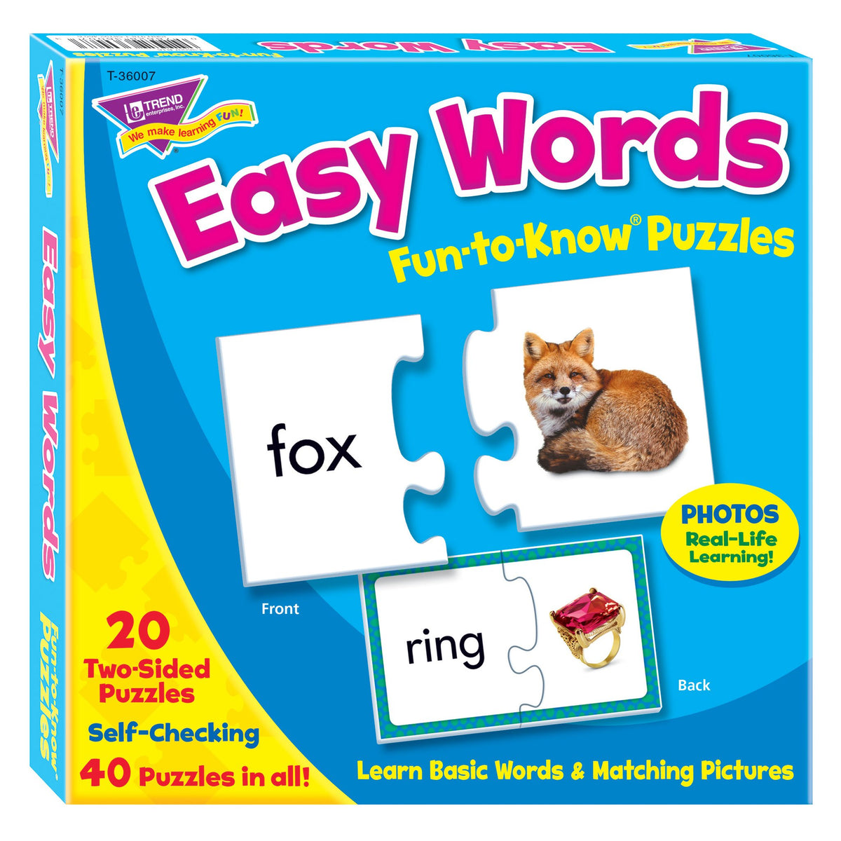 Fun-to-Know® Puzzles Easy Words T36007 — TREND enterprises