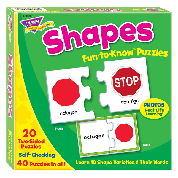 Fun-to-Know® Puzzles Shapes T36008 — TREND enterprises