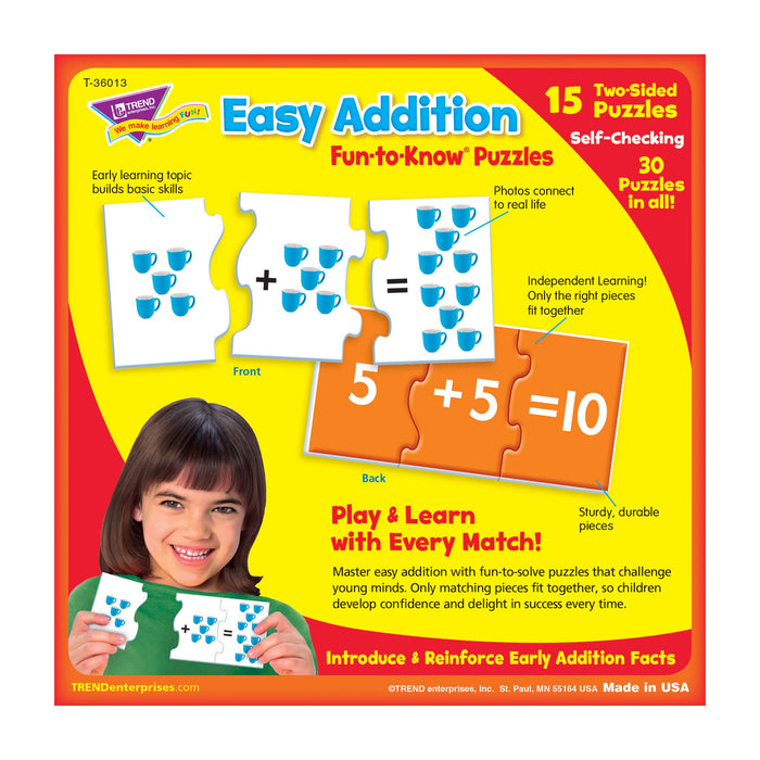 T36013 Puzzle Easy Addition Box Back