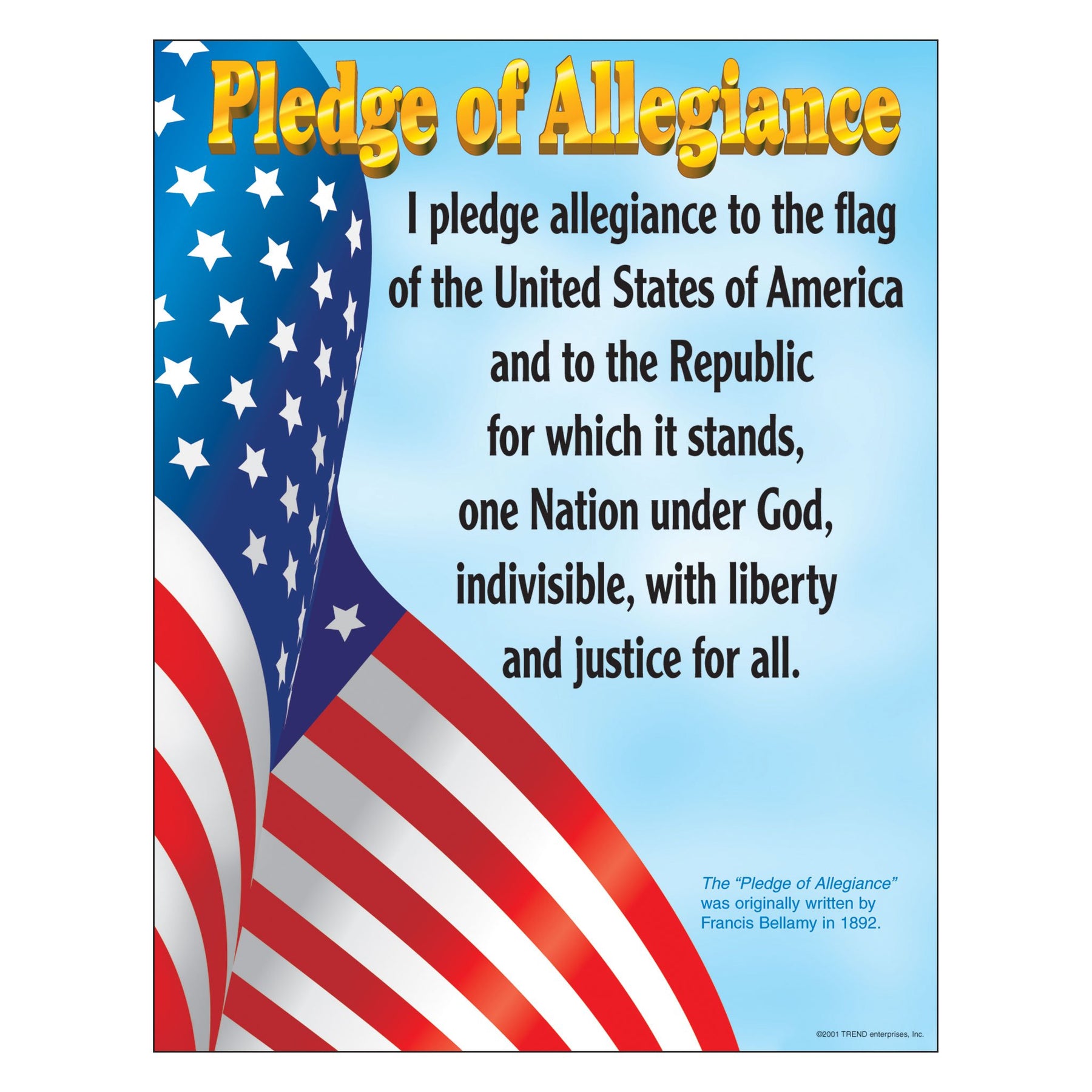 Pledge Of Allegiance Words 8