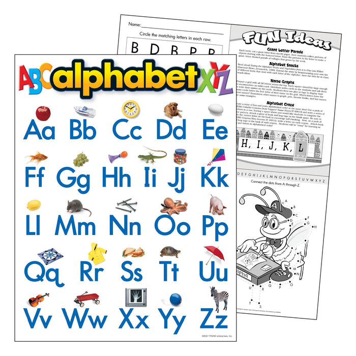 T38026 Learning Chart Alphabet