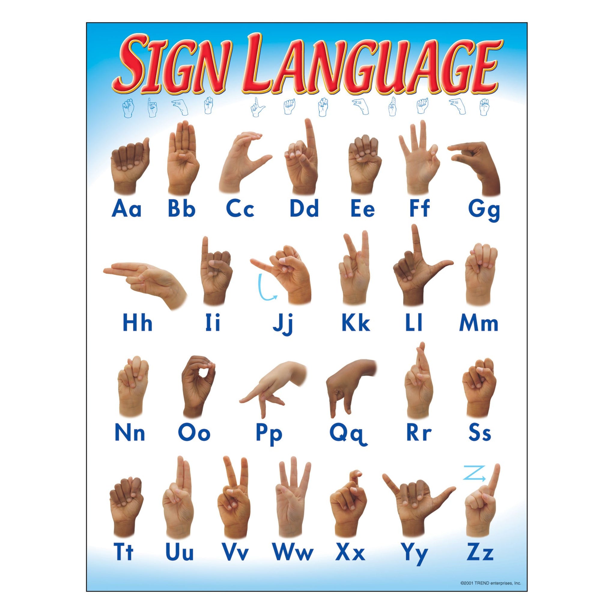 Learning Chart Sign Language T38039 — TREND enterprises, Inc.