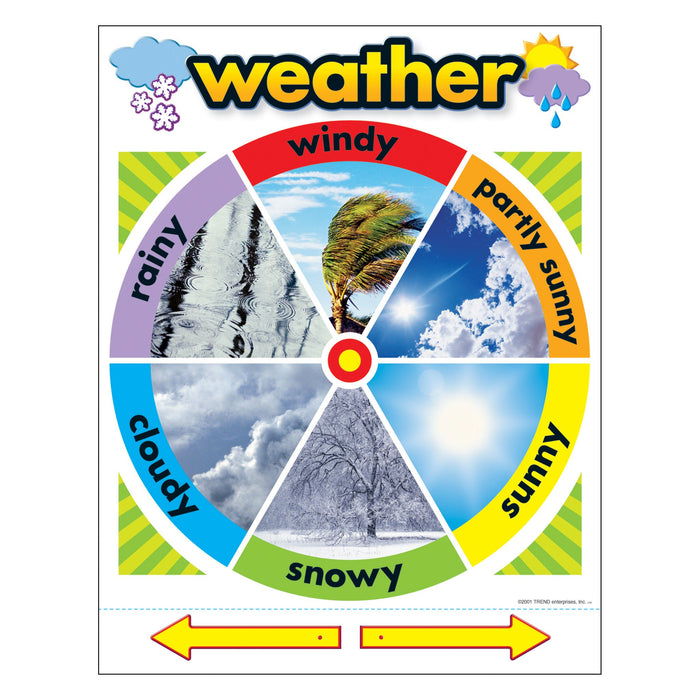 T38046 Learning Chart Weather Factors