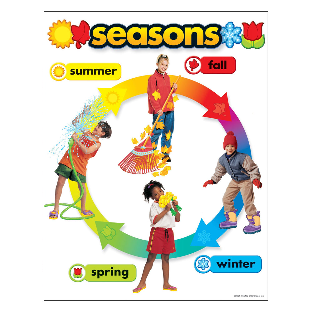 T38050 Learning Chart Seasons