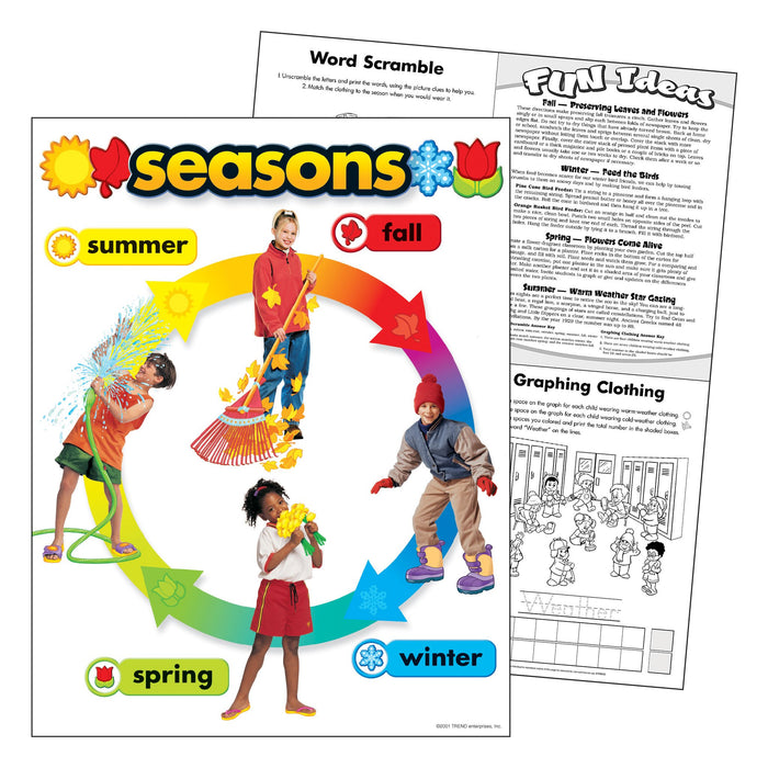 T38050 Learning Chart Seasons