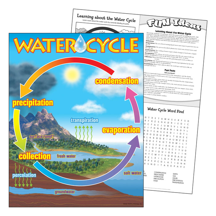 T38119 Learning Chart Water Cycle