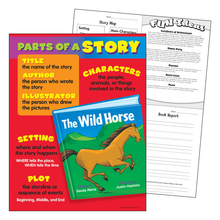 T38129 Learning Chart Parts of Story