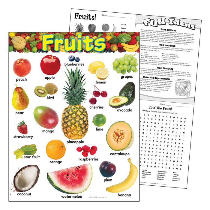 T38247 Learning Chart Fruit