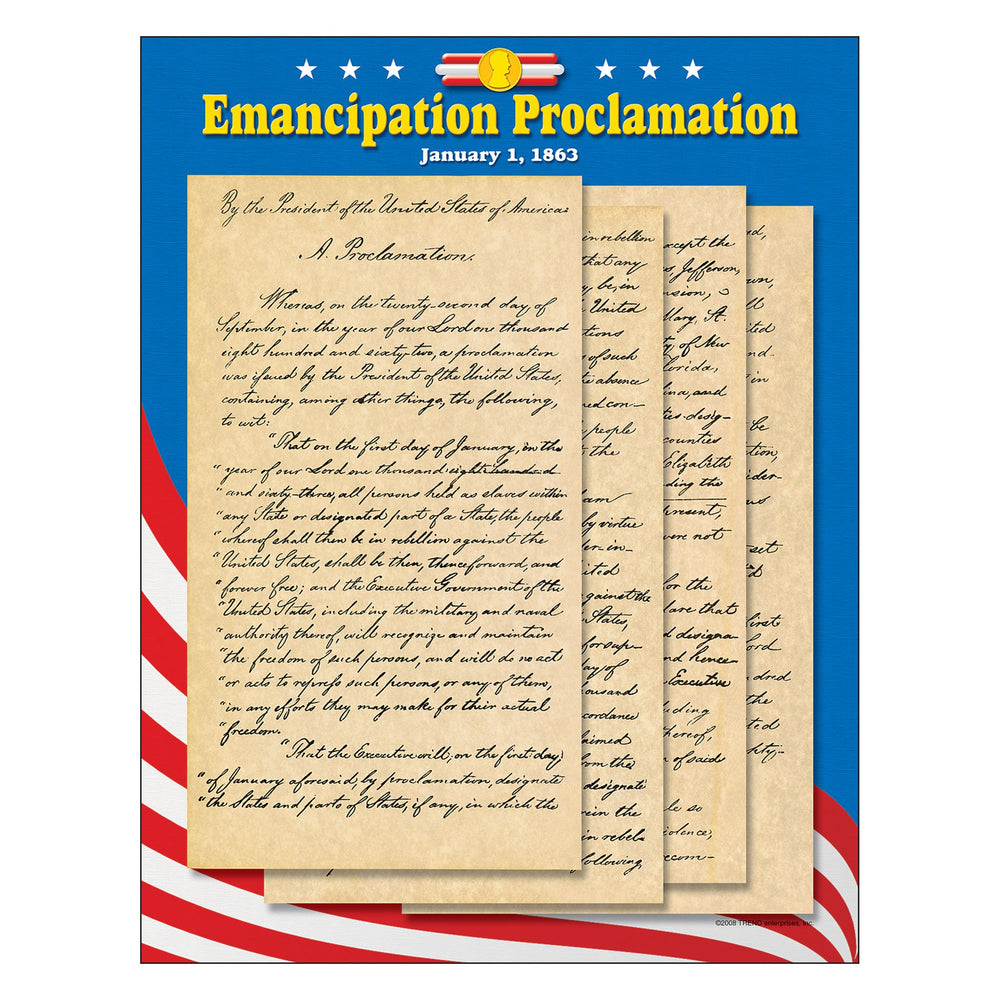 T38277 Learning Chart Emancipation Proclamation